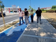 Ο Νεκτάριος Φαρμάκης στον αναβαθμισμένο οδικό άξονα που συνδέει το Κατάκολο με τον Πύργο