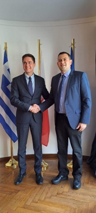 Συνάντηση του Αντιπεριφερειάρχη, Θ. Βασιλόπουλου με τον Πρέσβη της Πολωνίας, Artur Lompart