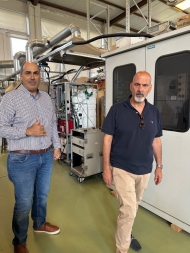 Ο Αντιπεριφερειάρχης Π.Ε. Αχαΐας, Χαράλαμπος Μπονάνος στην ΕΛΒΙΟ ΑΕ