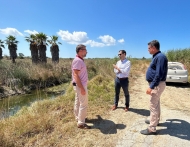 Αυτοψία Αντιπεριφερειάρχη Π.Ε. Ηλείας Β. Γιαννόπουλου για θέματα του Αποστραγγιστικού Δικτύου της Μυρσίνης