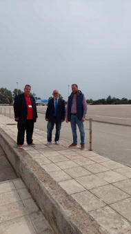 Επίσκεψη του Αντιπεριφερειάρχη Τουριστικής Ανάπτυξης Π. Σακελλαρόπουλου στον κρατικό αερολιμένα του Αράξου