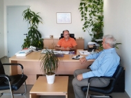 Συνάντηση του Γ. Αγγελόπουλου με τον Δήμαρχο Δυτικής Αχαΐας