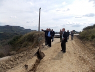 Σύσκεψη και αυτοψία στις περιοχές που έχουν πληγεί από κατολισθήσεις