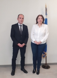 Συνάντηση του Αντιπεριφερειάρχη, Λάμπρου Δημητρογιάννη με τη Γενική Γραμματέα Δημόσιας Υγείας