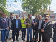 Επίσκεψη του Ν. Φαρμάκη σε έργα οδοποιίας στην Αιγιάλεια