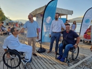 Ενημερωτική δράση στον Άγιο Βασίλη για τις προσβάσιμες παραλίες σε ΑμΕΑ
