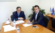 Συνάντηση αντιπεριφερειάρχη Ν. Μπαλαμπάνη με τον πρόεδρο του ΟΛΠΑ Ν. Κοντοέ