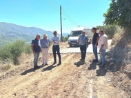 Επισκέψεις Β. Γιαννόπουλου σε εργασίες συντήρησης του Επαρχιακού Οδικού Δικτύου