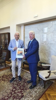 Συνάντηση Αντιπεριφερειάρχη Π.Ε. Αχαΐας, Φωκίωνα Ζαΐμη με Περιφερειάρχη Ιονίων Νήσων, Ιωάννη Τρεπεκλή