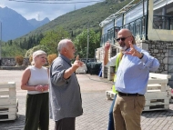 Σε χωριά των Καλαβρύτων που επλήγησαν από το χαλάζι ο Αντιπεριφερειάρχης Αχαΐας Χ. Μπονάνος