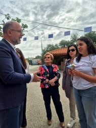 Ο Αντιπεριφερειάρχης Τάκης Παπαδόπουλος στο ΓΕΛ Αιγείρας για την Ημέρα της Ευρώπης