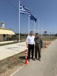 Επίσκεψη του Αντιπεριφερειάρχη Π.Ε Αιτωλοακαρνανίας, Θανάση Μαυρομμάτη στο Αεροδρόμιο Ακτίου